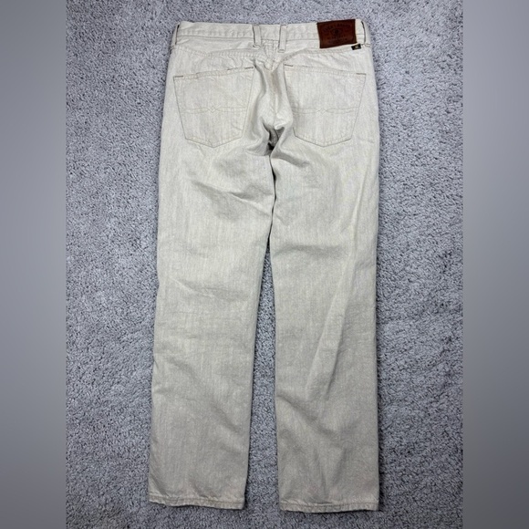 Lucky Brand Men's Straight Jeans - Light Cream - Picture 5 of 5